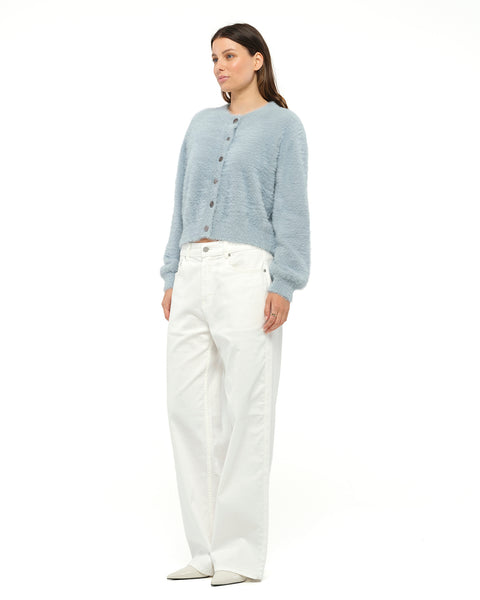 CAMILLE CARDIGAN (PEARL GREY)