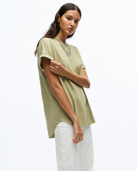 Celeste Full Size Leopard Color Block T-Shirt