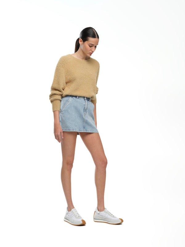 CREW JUMPER - WHEAT
