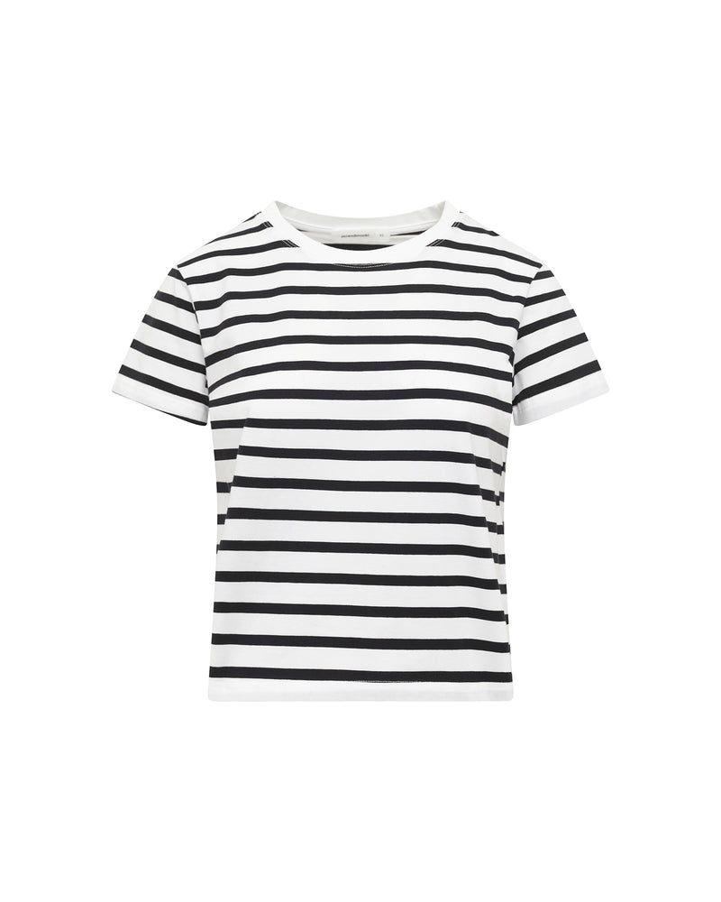 ALEXA T.SHIRT - BLACK STRIPE