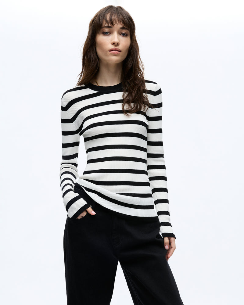 AGNES LONG SLEEVE KNIT TOP