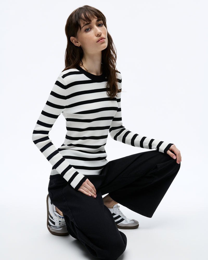 AGNES LONG SLEEVE KNIT TOP