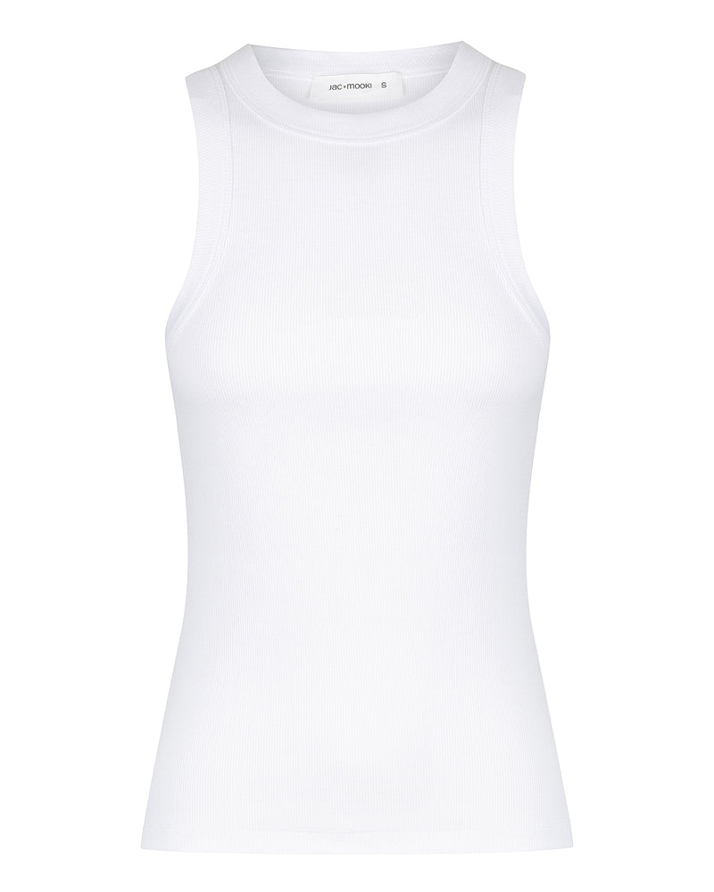 RIB TANK - WHITE
