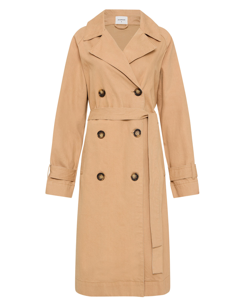 HYKE 24ss SHEER TWILL TRENCH COAT キャメル 1 HYKE 24ss SHEER TWILL TRENCH COAT キャメル 1