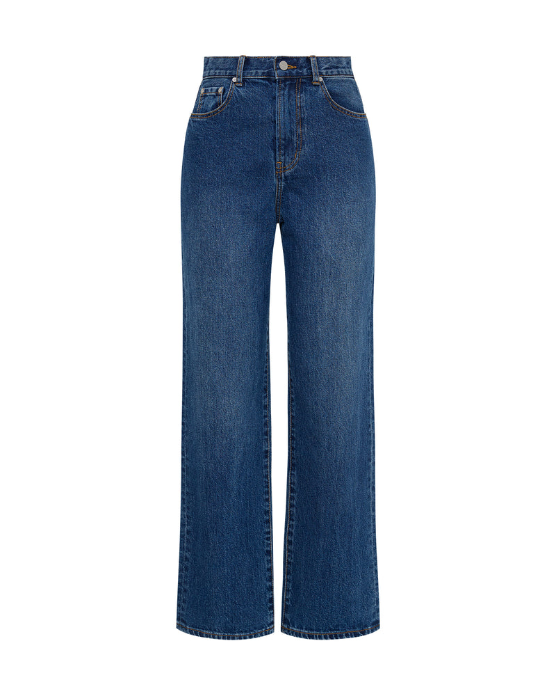 WIDE LEG JEAN - DARK INDIGO